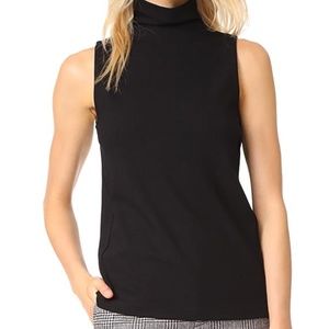 Club Monaco Black Viscose Vancy Stretch Top  S